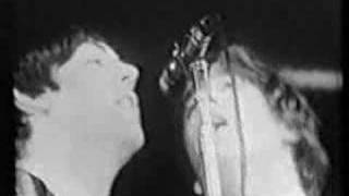 The Beatles If I Fell RARE Live Footage 1964 [upl. by Llertnauq]