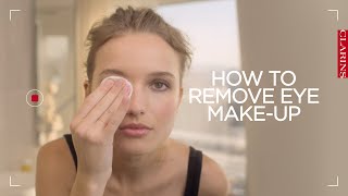 How to remove eye makeup  Clarins [upl. by Riancho]