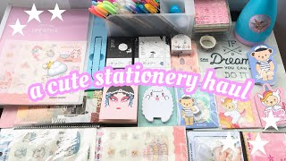 shopee amp mumuso stationery haul🌟 sticky notes stickers washi tapes etc cute and aesthetic ph [upl. by Earised]