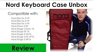 Nord Keyboard Case for Stage 3 Unboxing and Review 76HP [upl. by Flanna]