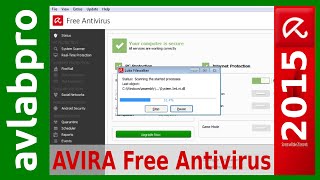 AVIRA 2015 Free Antivirus  Install and Scan [upl. by Tingey]