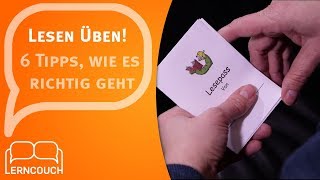 Lesen üben  Mit diesen 6 Tipps gelingt es [upl. by Pol267]