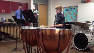 Timpani Kettledrums solo [upl. by Yvehc]