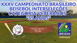 SORTEIO DAS EQUIPES  XXXV CAMPEONATO BRASILEIRO DE BEISEBOL INTERSELEÇÕES VETERANOS 55 ANOS [upl. by Seedman]