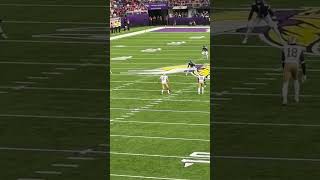 Onside kick attempt recovered by the Vikings [upl. by Ayoral]