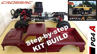 CrossRC PG4A Adventurer Pickup Truck 110 Scale RC Crawler  Kit build [upl. by Noli]