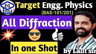 Complete Diffraction in one shot video  by Lalit sir  akturesult diffraction aktuexam virul [upl. by Proctor]