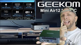 Mini PC Révolutionnaire et pas cherGEEKOM Mini Air 12 avec Intel Alder Lake N100 à moins de 300€ [upl. by Raouf]