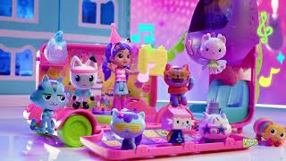 ✨Come Party with Gabby on her NEW Party Bus 🎉  Gabbys Dollhouse Sprinkly Party Bus Playset [upl. by Jair291]