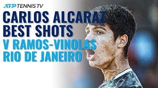 16yearold Carlos Alcaraz Best Shots in First ATP Win  Rio 2020 [upl. by Jessen229]