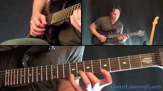 Metallica  One Guitar Lesson Pt4  Main Solo amp Harmony Solo [upl. by Barden]