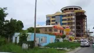 Driving Down Sheriff Street amp MORE  Georgetown Guyana 2014 [upl. by Gosser]