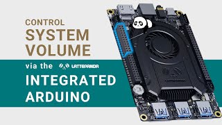 How to control the system volume of LattePanda via the integrated Arduino [upl. by Noteloc]