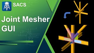 Create Complex FEM Models Using SACS Joint Mesher GUI [upl. by Nnairam]