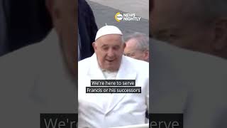 The Popes Protection Swiss Guards swissguard pope popefrancis shorts ewtn [upl. by Annunciata]