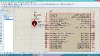 Como Simular un PIC o Microcontrolador en Proteus 8 TUTORIAL COMPLETO [upl. by Airdnekal]