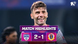 Match Highlights  Bengaluru FC 21 East Bengal FC  MW3  ISL 202324 [upl. by Suoirrad]