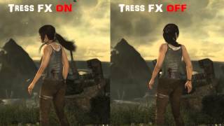 Tress FX hair technology showcase Tomb Raider [upl. by Eiryk713]