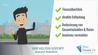 PlanFinanz 24  Schulden Soforthilfe [upl. by Revert693]