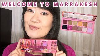 WELCOME TO MARRAKESH  Essence eyeshadow palette  Swatches amp First Impressions  Over 50 Makeup [upl. by Adai917]