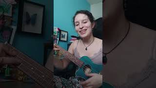 Seaside  The Kooks cover shortsfeed singer singing ukulele ukulelecover seaside thekooks [upl. by March]