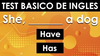 TEST BÁSICO DE INGLÉS 📚 PON A PRUEBA TU INGLÉS 📌 [upl. by Dric249]