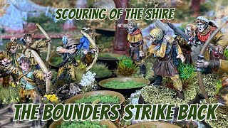 MESBG Narrative Battle Report  Scouring of the Shire  The Bounders strike back [upl. by Lorelle130]