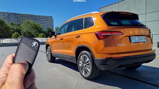 Skoda Karoq 15 TSI 150 DSG TEST FaceLift w miare 4K [upl. by Kirch556]