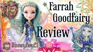 Ever After High Farrah Goodfairy Doll Review and Unboxing [upl. by Lemaj625]