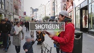 Shotgun  George Ezra Tito Larios cover busking on Grafton Street [upl. by Ahsaten157]