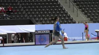 Nathalia Sanchez FX Rotterdam Podium Training [upl. by Gunnar]