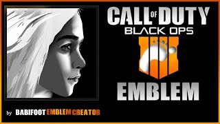 COD BO4 Emblem Preview  Daenerys Targaryen Speed Art [upl. by Annirok]