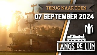 𝐋𝐚𝐧𝐠𝐬 𝐝𝐞 𝐋𝐢𝐣𝐧  Terug Naar Toen  Dag 2  7 Sept 2024  Veluwsche Stoomtrein Mij HD [upl. by Lanahtan]