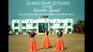 Dholida X Chogada Tara X Nagad sang Dhol  Best Garba Dance Performance  ft Dancing Divaz [upl. by Carney]