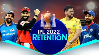 IPL 2022 Retention Live Know who are in who are out [upl. by Jahdal734]