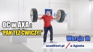 Mariusz Pudzianowski quotPan też ćwiczyquot OC w AXA Wersja 1h [upl. by Ives]