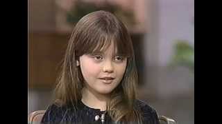 Christina Ricci interview 1990 Age 9 [upl. by Tisdale]