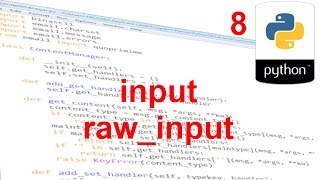 input y rawinput  8  Python básico para gente de C C y Java [upl. by Aken]