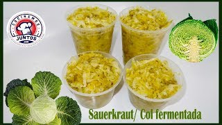 como hacer repollo o col fermentado Sauerkraut Chucrut [upl. by Ebby133]