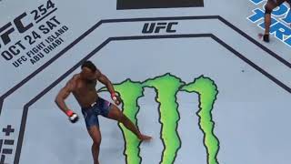 BEST KNOCKOUT EVER JUMPING SPINNING BACK KICK Joaquin Buckley [upl. by Enaffit]