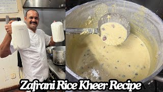 Zafrani Rice Kheer Recipe  Rice Kheer With Dry Fruit  Kesar Rice Kheer Recipe By Bhargain Ka Chef [upl. by Nayrb]