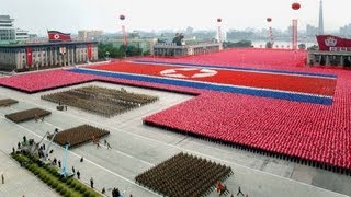 North Korea 2013 Military amp Civilian Parade — Full Version [upl. by Nana578]