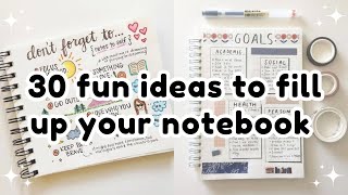 Empty notebook ideas🤍 [upl. by Etat]