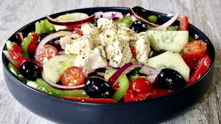 ¡Esta ENSALADA GRIEGA será tu plato favorito Cuídate comiendo saludable ensaladas [upl. by Methuselah974]