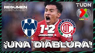 HIGHLIGHTS  Monterrey 12 Toluca  Liga Mx AP2024  J6  TUDN [upl. by Turner992]