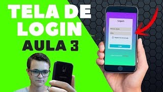 3 Tela de Login profissional no Kodular App Inventor Thunkable [upl. by Erdeid]