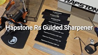 Pro Level Knife Sharpener Hapstone Premium CBN RS Review sharpening razoredge apex [upl. by Areem]