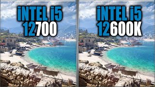 Intel i7 12700 vs i5 12600K Benchmarks – 15 Tests 🔥 [upl. by Mcbride]