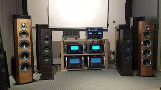 Sonus Faber Sonetto VIII Sonus faber Lumina V Mcintosh power amplifier Hifirose streamer [upl. by Enitsua]