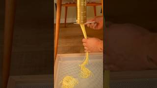 Have you ever seen this PASTA tool Extruding spaghetti with Bigolaro extruder food [upl. by Nodroj]